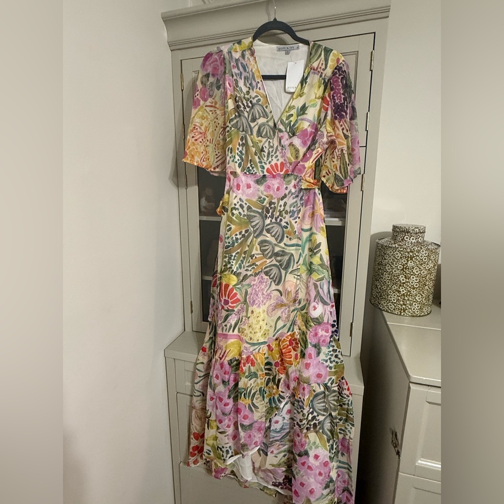 Brand New Floral Multicolor Maxi Dress